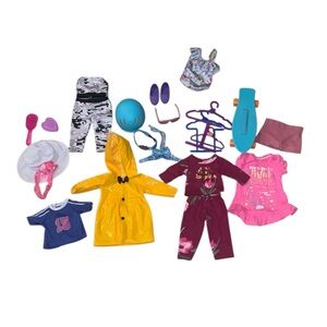 Kids 18 Inch Doll Dress-Up Set of 21 Pieces